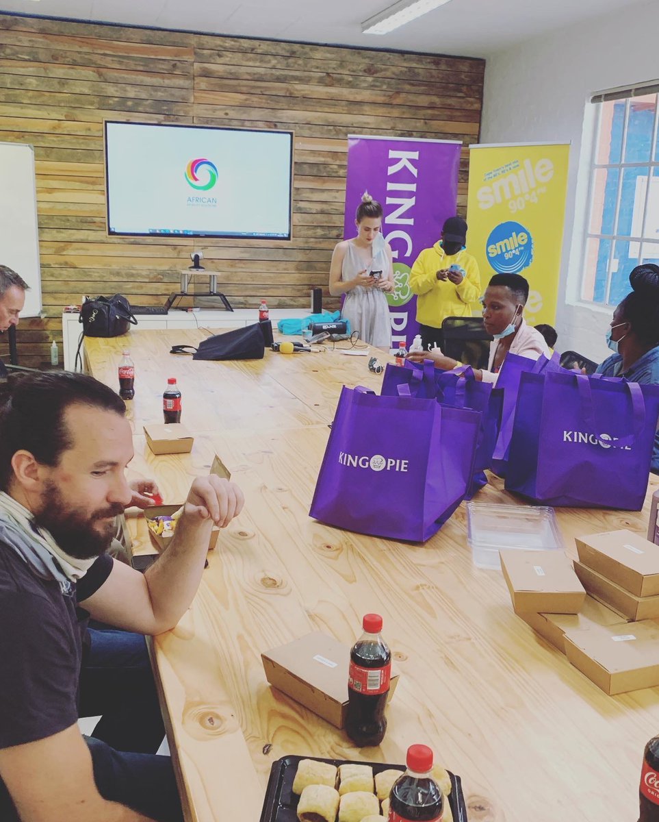 BIG THANKS to <a href="/Smile904FM/">Smile90.4 FM</a> and <a href="/Kingpiebrand/">King Pie</a>. The team had an amazing time #freefoodfridays