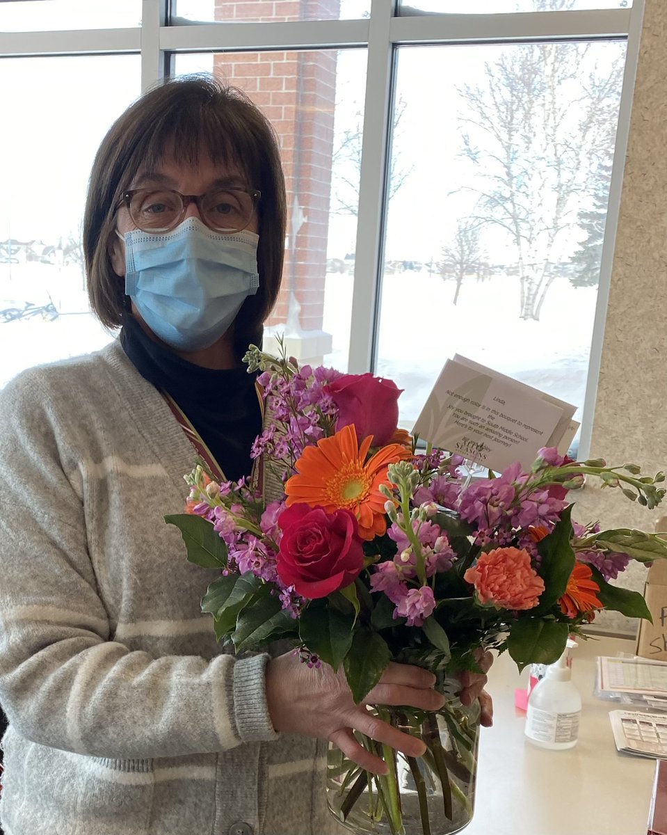 joelschleicher's tweet photo. Mrs. Olson’s 14 years of amazing service to the students, parents, and staff at @southms_gf comes to a close today. We will all miss Linda. “A truly amazing school secretary is hard to find, difficult to part with, and impossible to forget.” Once a Spartan, Always a Spartan! https://t.co/WqFKMknJmx