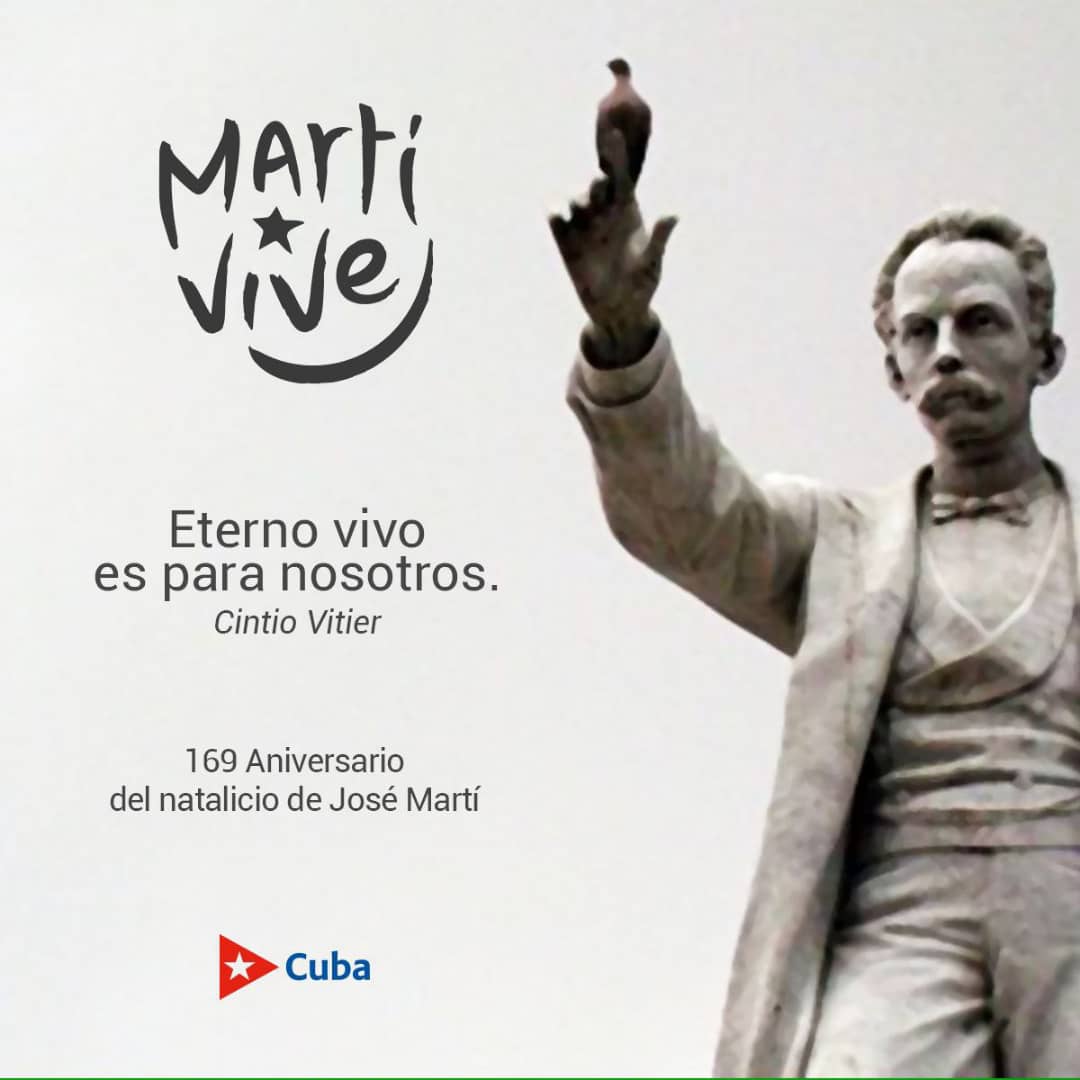 LuismichelGuev2's tweet photo. “Ser culto es el único modo de ser libre.”
#MartíEntreNosotros #MartíVive #HéroesDeLaSalud @cubacooperaven @unidad_central @japortalmiranda @PardoRegla @cubacooperaveME @cubacooperaMER @cubacooperaveME @cubacooperaMER https://t.co/xxZNg4eKjQ