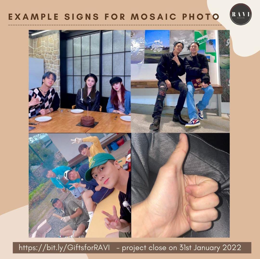 ravindonesia's tweet photo. hello! 😄
So, we are in the middle of having a message book &amp; mosaic project for RAVI! We need more participant! 

the gifts will send physically to RAVI for his birthday❤️
submit your message &amp; photo:
🔗https://t.co/kLumT0QgMI

ps : everyone who loves RAVI can join🤘🏻
#라비 #RAVI https://t.co/4GlzdTB0iY