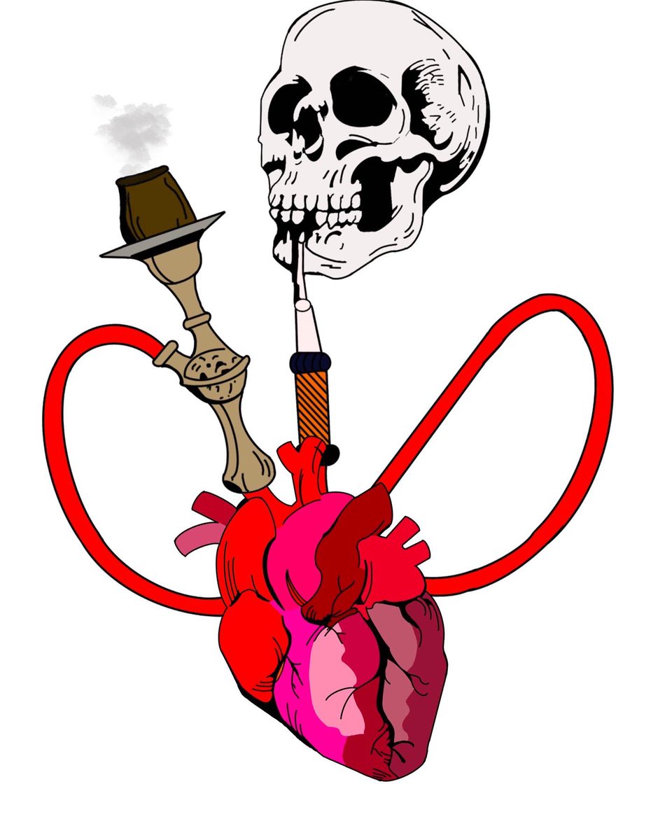 _art_nft_'s tweet photo. Smoking kills. Each hookah breath is an exhalation from each organ. https://t.co/lZNZE3DB03