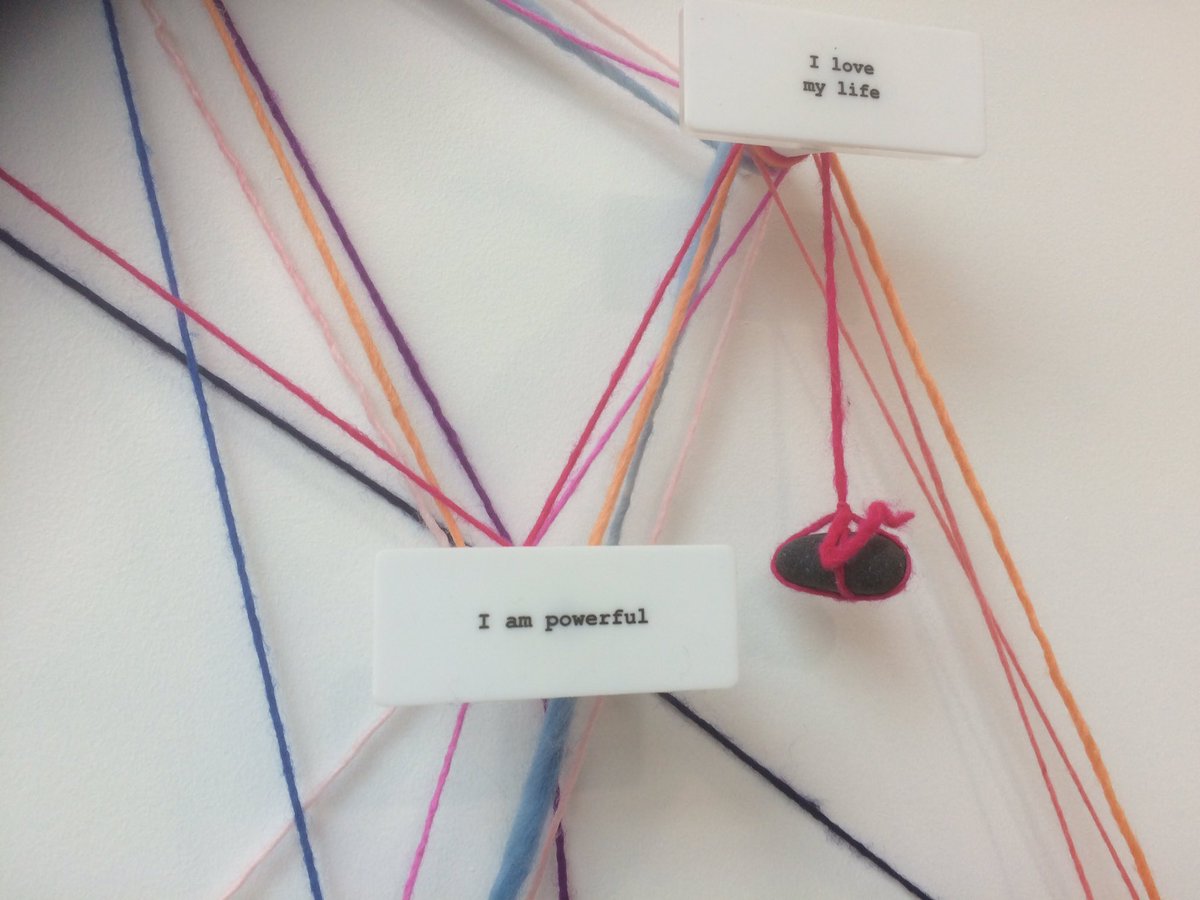 #WeAreLewisham #Day1 what a day I’m having. I’ve already been singing with choir, interviewed for ITV News and have just completed my strand on the Identity tapestry with my #CatfordIslandDiscs playing over the tannoy #NowPlaying Talulah Gosh Steaming Train 🎶💥🎸💖