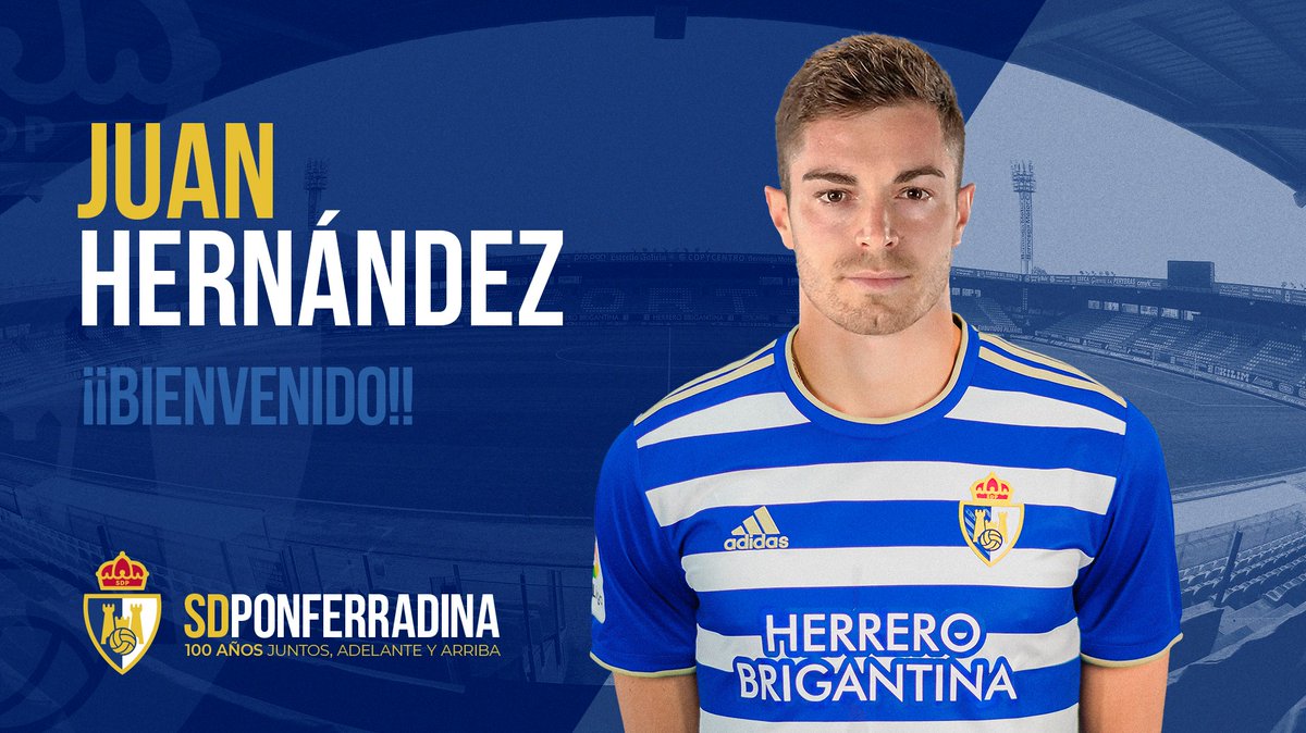 SD Ponferradina SAD (@sdp_1922) on Twitter photo OFICIAL- Juan Hernandez, nuevo jugador de la SD Ponferradina. ¡Bienvenido al Bierzo, <a href="/JuanHdez_17/">Juan Hernández</a>!
👉bit.ly/3ANqz2A
#Adelanteyarriba
#100AñosDeportiva OFICIAL- Juan Hernandez, nuevo jugador de la SD Ponferradina. ¡Bienvenido al Bierzo, <a href="/JuanHdez_17/">Juan Hernández</a>!
👉bit.ly/3ANqz2A
#Adelanteyarriba
#100AñosDeportiva