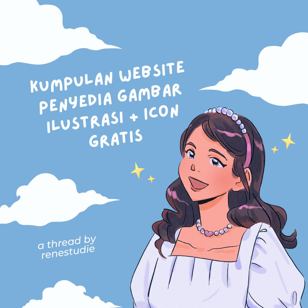 twinklespies's tweet photo. Kumpulan Website Penyedia Gambar Ilustrasi + Icon Gratis 👩🏻‍🎨

a thread by @renestudie https://t.co/NJilHbjOlw