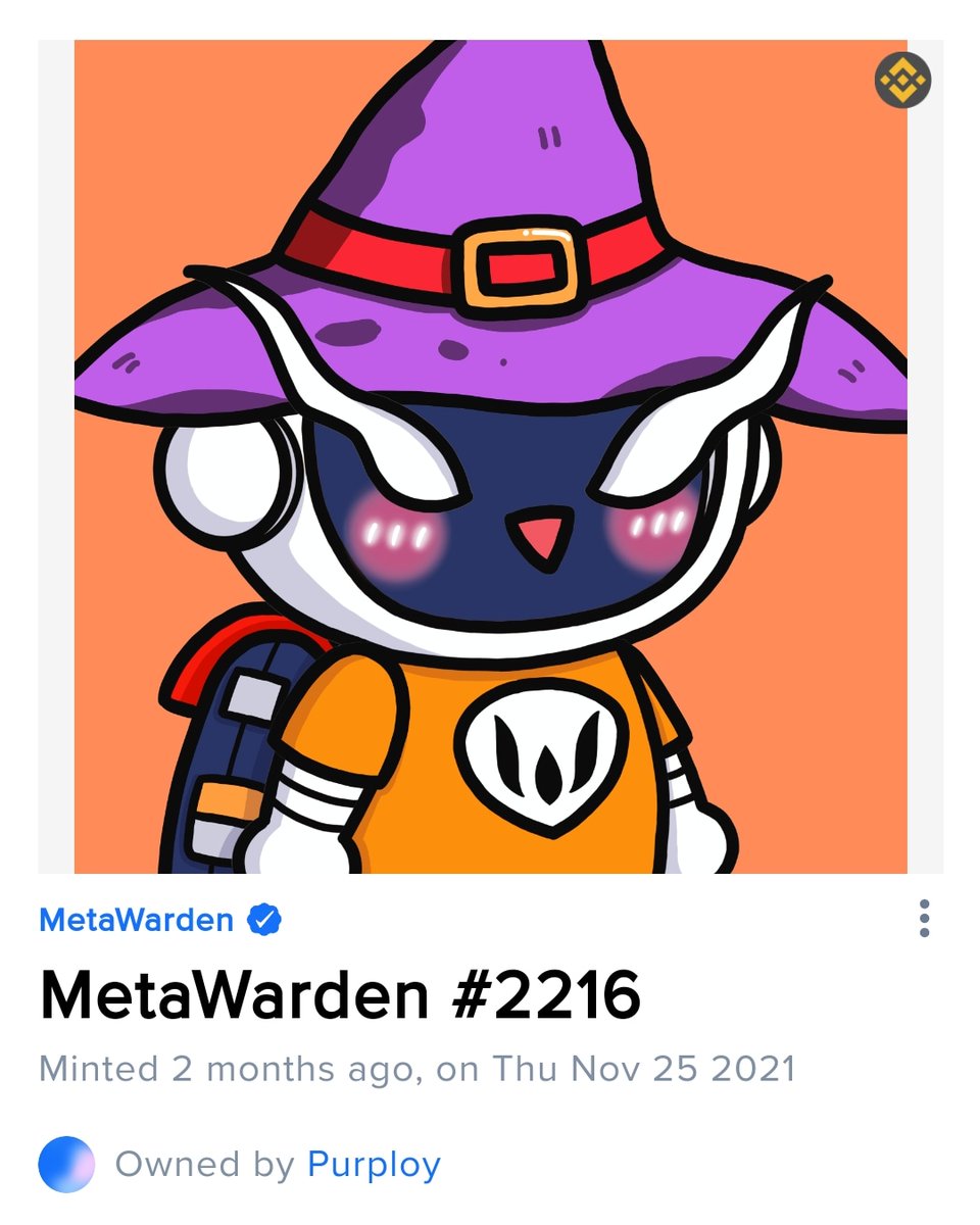 Purploy's tweet image. ตามมาติดๆ @chathko 
@fc_warden @MetaWardenGuild #MetaWardenNFT #MetaWarden 
หมวกม่วงพ่วงกระเป๋านักเรียน