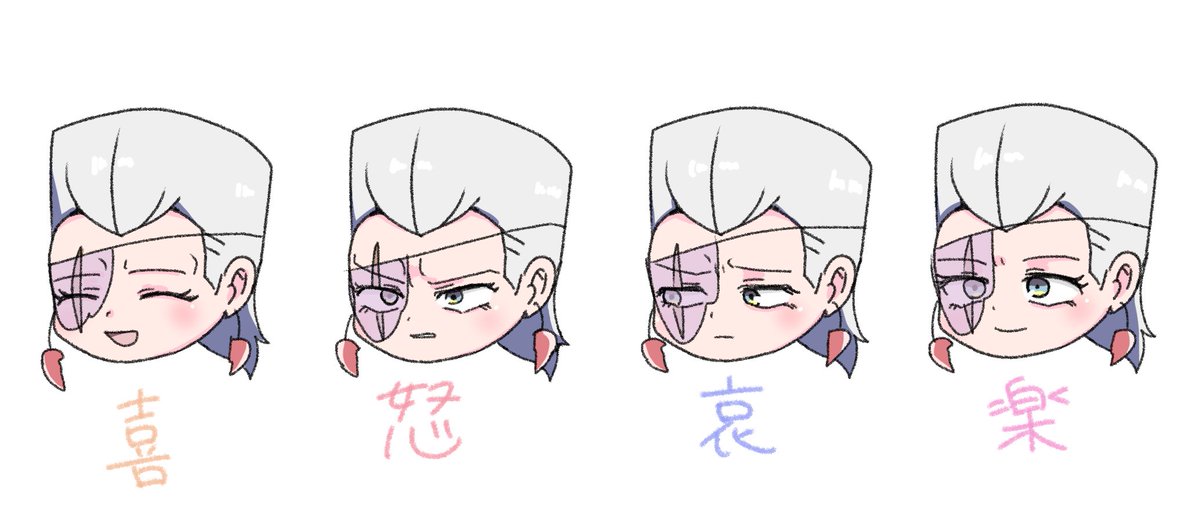 jean pierre polnareff earrings jewelry scar across eye 1boy grey hair male focus scar on face  illustration images