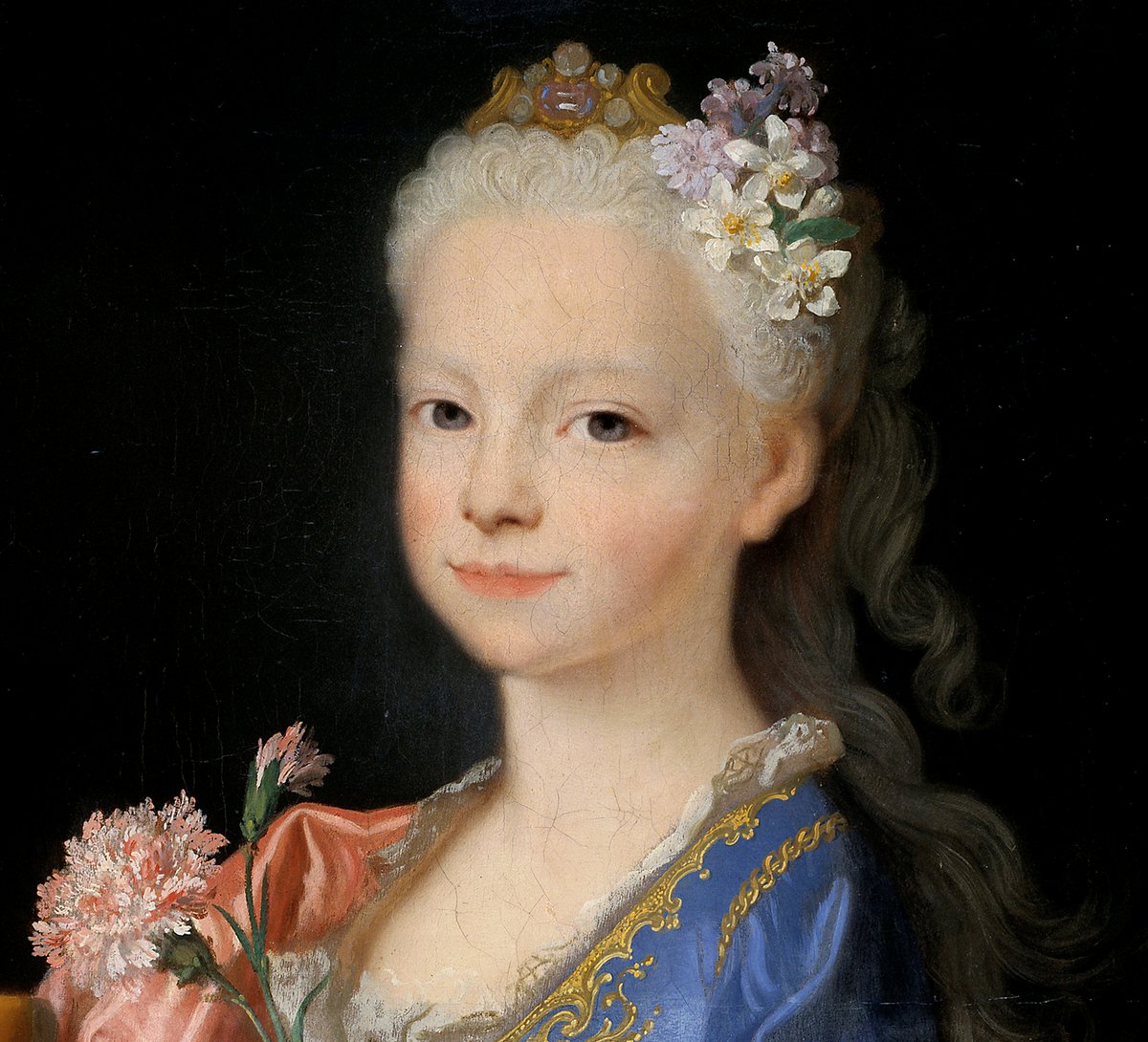 OldPortraiture's tweet photo. Born #OnThisDay in 1674: French painter #JeanRanc (1674-1735)

Portrait of #MarianaVictoriaofSpain (1718-81), Queen of Portugal, 1725

#Ranc #FrenchBaroque #ChildrenInArt https://t.co/ymmtG6ShNx