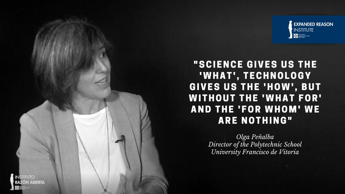 Expanded Reason Institute (@expandedreason) on Twitter photo #ExpandedQuestions | We interviewed #OlgaPeñalba, director of the Polytechnic School of <a href="/ufvmadrid/">Universidad Francisco de Vitoria</a>.
How does the methodical mind of an #engineer expand reason? Watch it here 👇 expandedreasonawards.org/expanded-quest… #ExpandedQuestions | We interviewed #OlgaPeñalba, director of the Polytechnic School of <a href="/ufvmadrid/">Universidad Francisco de Vitoria</a>.
How does the methodical mind of an #engineer expand reason? Watch it here 👇 expandedreasonawards.org/expanded-quest…