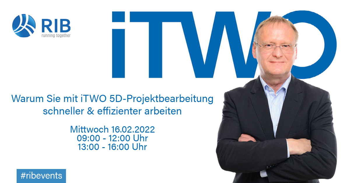 RIB_DACH's tweet photo. Jetzt anmelden zum kostenfreien iTWO–Webinar. „Weil #iTWO die beste Software der Welt ist“, so Steffen Weller, Moderator & iTWO-Experte seit 25 Jahren.
https://t.co/jHU5OyX373
#ribevents #rib #bausoftware #itwo #ava #bim #baubranche https://t.co/VajhYBWC9r
