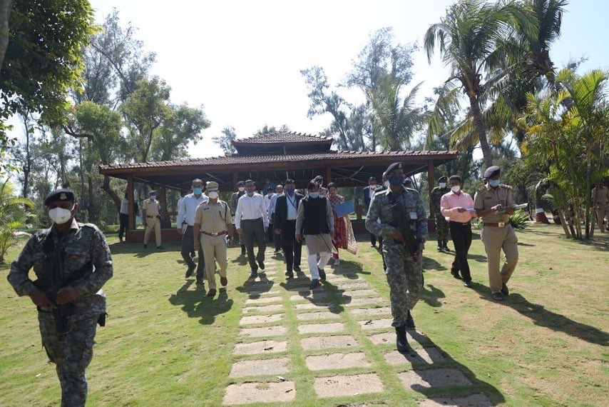 Conservation of environment and heritage along with development is important to us.Inspected Nakshatra Van and Naida Caves today, also given directions to concerned officials. @PMOIndia @narendramodi