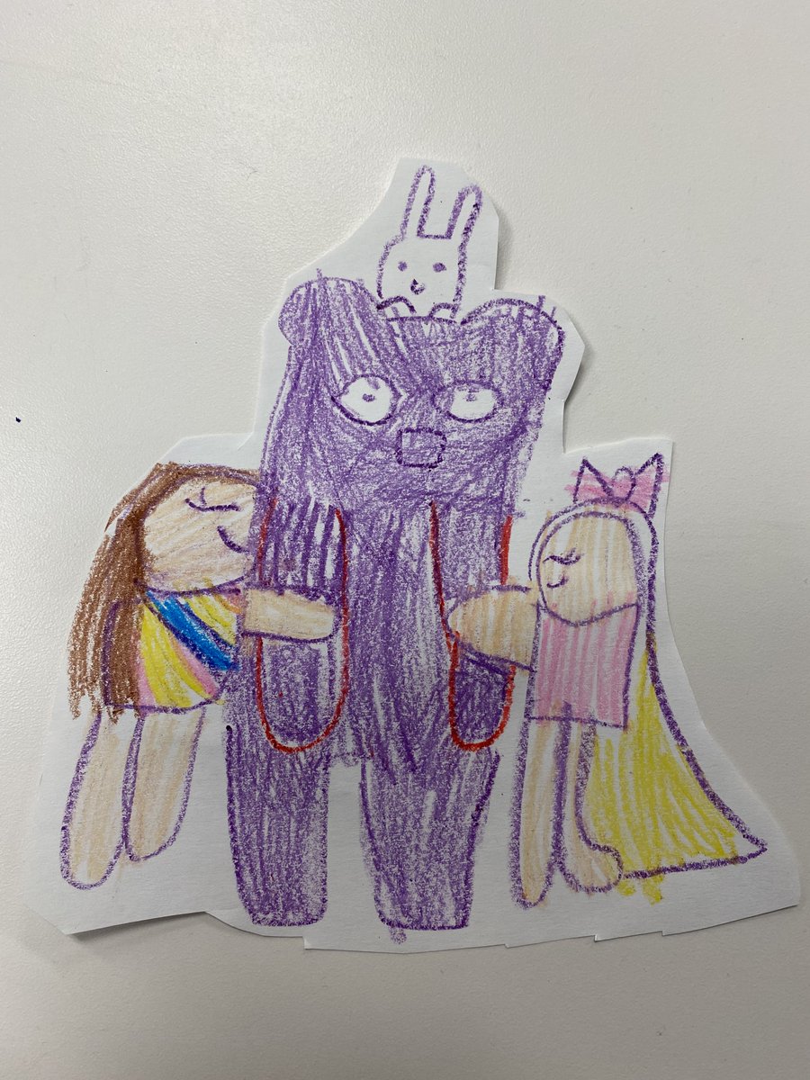 We're still so excited about our author visit with @MikeCurato!  He's inspired some amazing @MissChrul students to create their own Bina Bear masterpieces!  #HenkingSchool #WeAreD34 #HenkingRocks