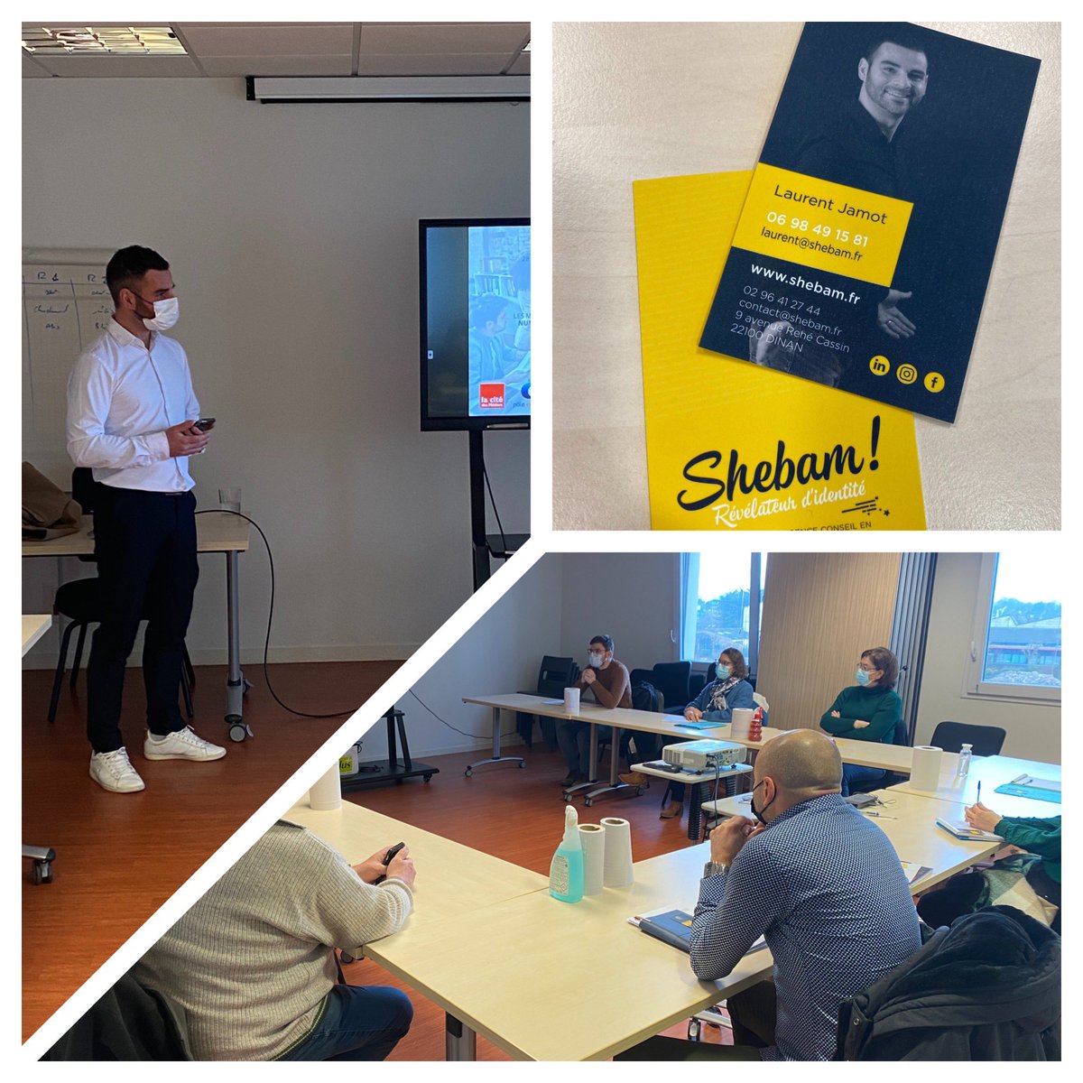 KlmDinan's tweet photo. #information métiers du numérique avec #shebam pour la #semainedunumérique auprès d’une dizaine de candidats intéressés par ce secteur. #OnEstLàPourVous #recrutement #emploi #numérique #Dinan https://t.co/td0Qip3X1L