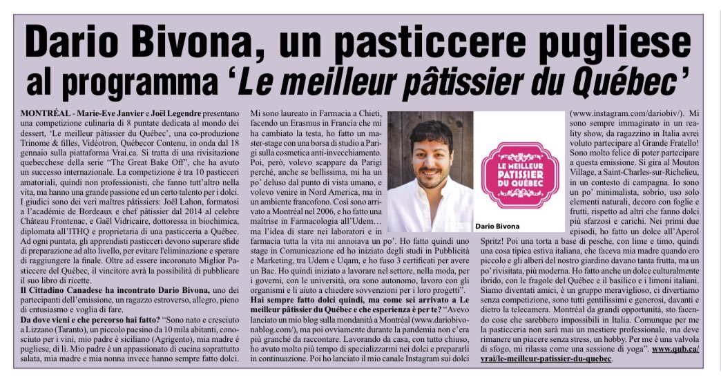 #IlCittadinoCanadese 
👉🏻 bit.ly/3G3Rk3z page 12