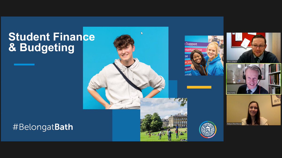 StColumbasCaree's tweet photo. Many thanks to Petya @UniofBath for her very informative @SF_England and budgeting zoom to the students and their parents last night. Find out about repayments here https://t.co/YoX5bdhojf #SCCCareers #SCCU6th https://t.co/BCpoiIjvqB