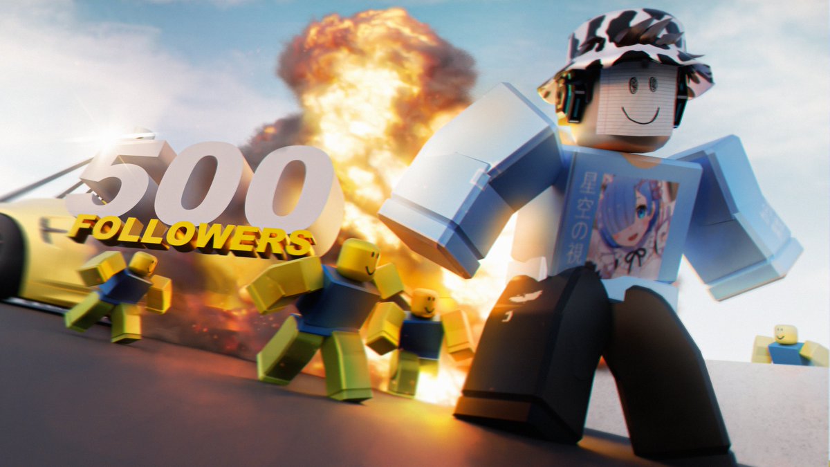 BoDesigns's tweet image. Thanks for 500 followers 
🔄♥️
#robloxgfx I #robloxdev