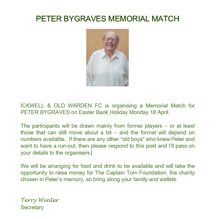 Ickwell & OWFC (@ickwellowfc) on Twitter photo 