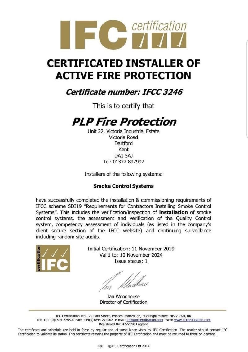 PLP Fire Protection (@plpfire) on Twitter photo Delighted to announce another successful audit with the IFC for the design, installation and maintenance of smoke control systems under the IFC SDI19 scheme
#firesafety #smokecontrol #ifc #smokecontrolassociation
#propertymanagers #facilitymanagers
<a href="/SmokeContAssoc/">Smoke Control Association (SCA)</a> Delighted to announce another successful audit with the IFC for the design, installation and maintenance of smoke control systems under the IFC SDI19 scheme
#firesafety #smokecontrol #ifc #smokecontrolassociation
#propertymanagers #facilitymanagers
<a href="/SmokeContAssoc/">Smoke Control Association (SCA)</a>