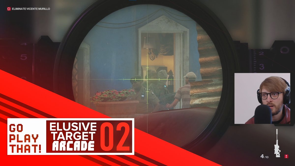 GoPlayThat's tweet photo. The second arcade contract tests Rob's memory of 3 Elusive Targets from December 2018 and January 2019, which was approximately a century ago. https://t.co/NPBRWu7DSn https://t.co/Si2O1Z5bV9