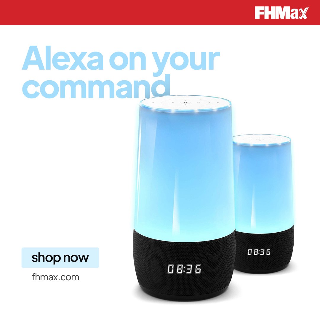 FHMax_london's tweet photo. For your next houseparty ๐
Duluck Smart Wireless Bluetooth Speaker with Alexa built-inโ
#smartspeaker #bluetoothspeaker #shopnow #gadgets #FHMax https://t.co/HyigY7LW1L