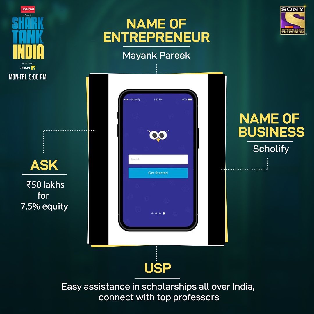 SonyTV's tweet image. #Sippline, #KabaddiAdda, #ShadesOfSpring and #Scholify will be presenting their business ideas, will they take away an investment today? Tune in to #SharkTankIndia, tonight at 9 PM, only on Sony TV!