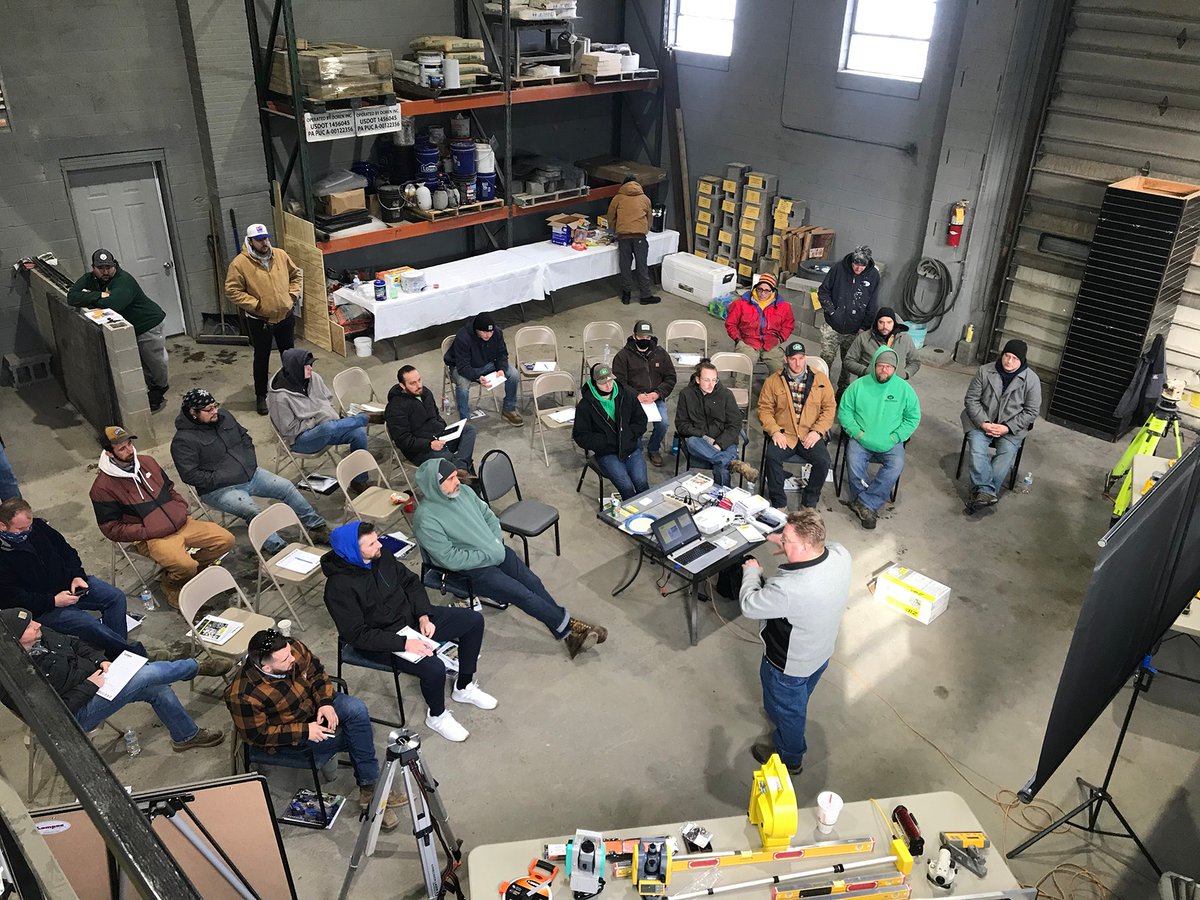 PrecisionLaser1's tweet photo. We're honored for our role in furthering the #hardscape #construction industry through superior #technology and #training!
R.I. Lampus Training (1/27/22): https://t.co/0CNVTSpUqf
#PLI #RILampus #ConstructionLife #ContractorLife #LaserLevel #ConstructionLaser #GradeLaser https://t.co/DkXC0WpKGV