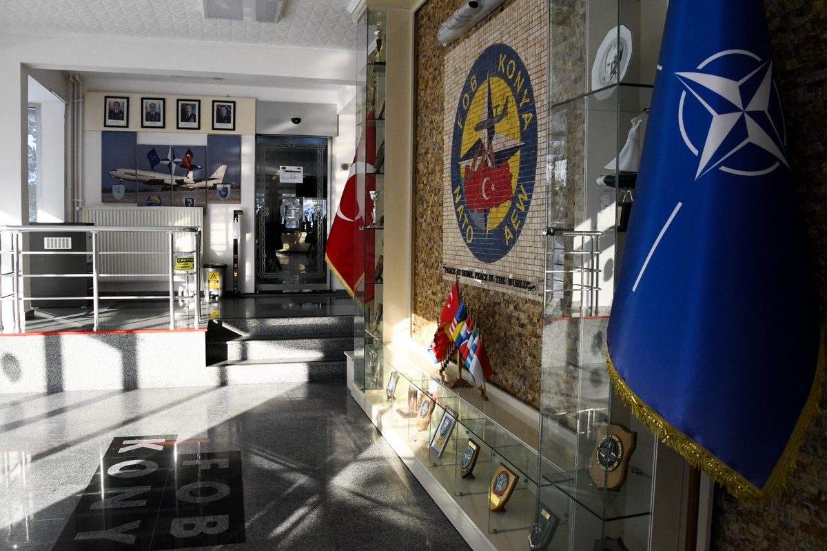 NATOAWACS's tweet photo. ✈️🇹🇷 Welcome to Konya Forward Operating Base, where 63 men and woman of NATO AWACS are deployed to fly NATO's Assurance Measures and contribute to the Counter ISIL missions #WeAreNATO  @WeAreAWACS #NATO #Deployment #FOB #Konya https://t.co/qeNJig4dP0