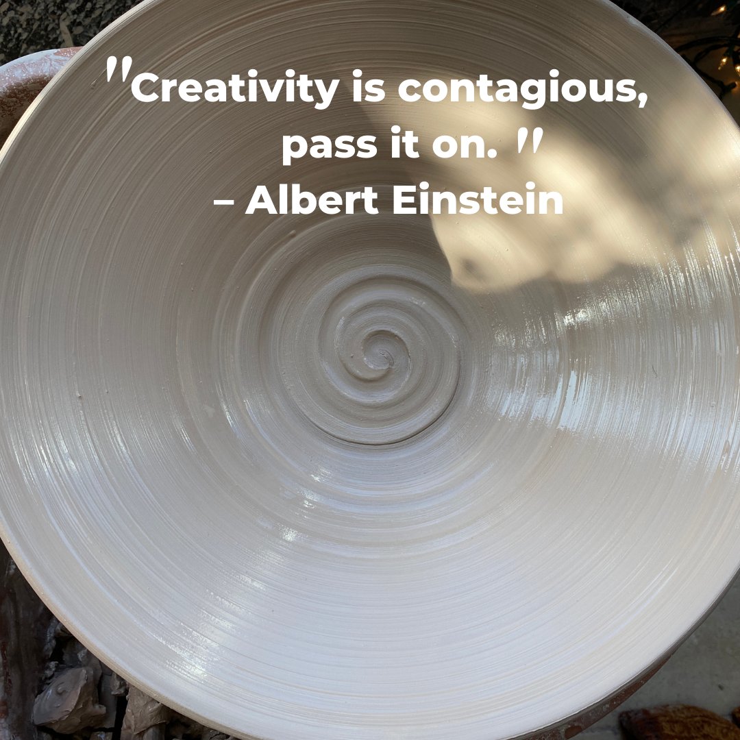 MudClayStudio's tweet photo. Art contemplation for the day! Enjoy and share!

#pottery #clay #ceramics #clayaddict #artquotes #mudclaystudio  #montclairnj #potterywheel #newjersey  #mudquotes  #art #creativityquotes #artinsights #creativity https://t.co/KOTpmuL4bf