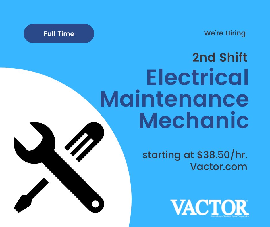 vactormfg's tweet photo. Vactor offers an excellent salary starting at $38.50/hr. Learn more and apply today: https://t.co/KZOSQ87N2w
#vactor #CleanAirCleanWaterCleanStreets https://t.co/8RCkKHXLaE