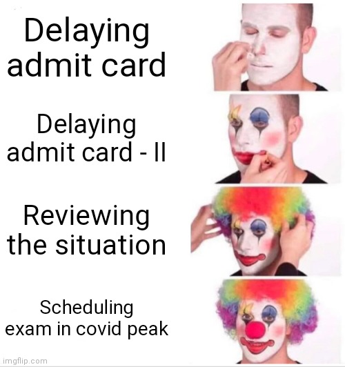 AhmedKCSpeaks's tweet photo. Many students are facing problems due to this 3rd wave. This is not the right time to conduct a national level exam with 9 Lac aspirants and only few centers 
@IITKgp should answer the need of gate aspirants 
and #postponegate2022 #delayGATE22 https://t.co/fOJD0mVBJw