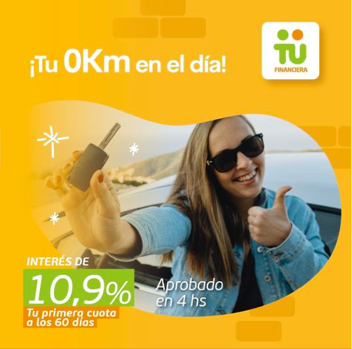 Tufinancierapy's tweet photo. ¡Es hora de tener tu primer 0Km! 🚗
Llamanos y lo hacemos posible en tan
solo 4 horas de aprobación ✅
📲 415 8000 o al *TUFI 8834
#TuFinanciera #TuAuto https://t.co/xXvGDiDQvl