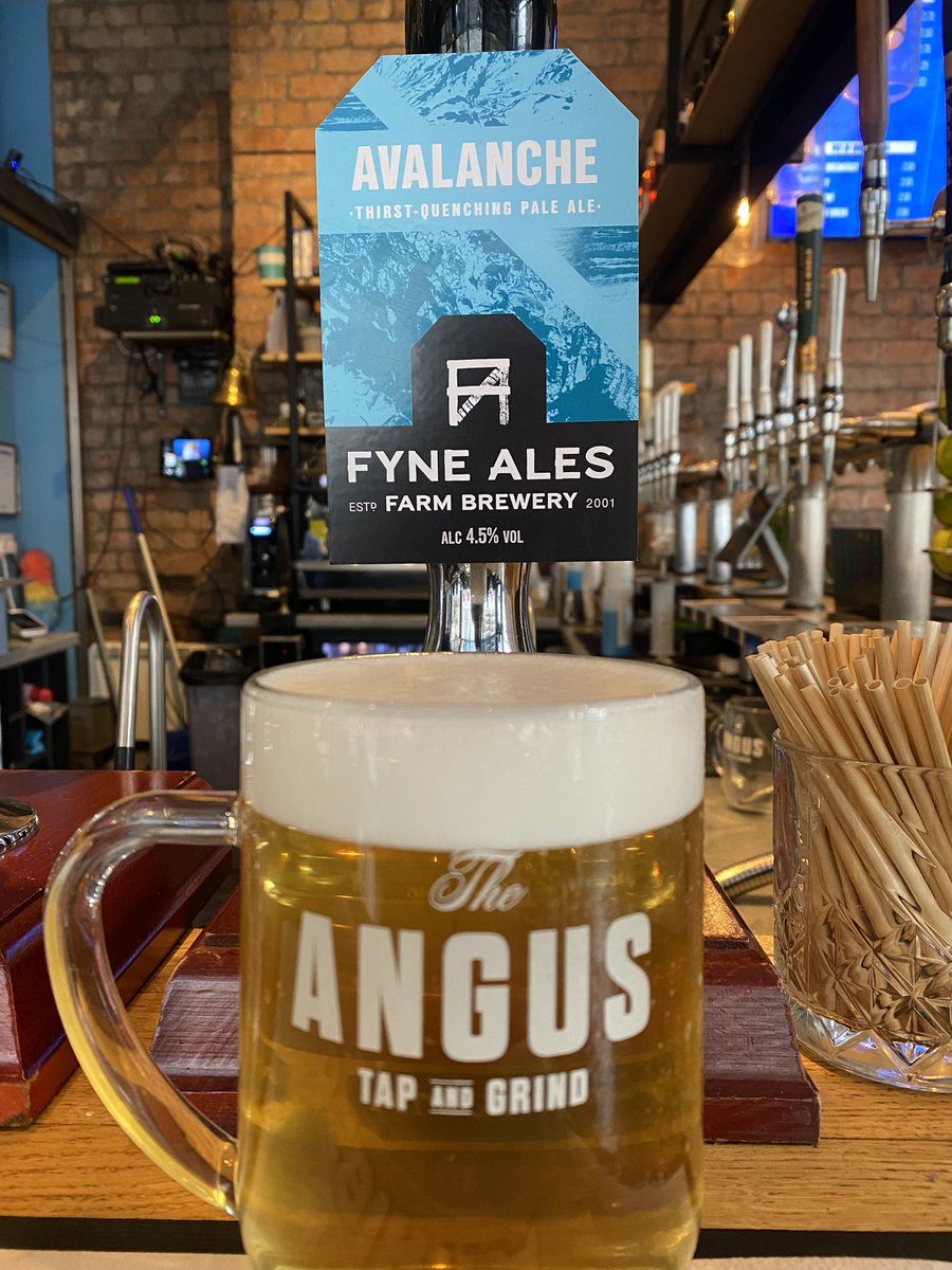 theangusliv's tweet image. New beer alert! It’s Avalanche by @FyneAles, a brewery we’ve had before, but a new beer!

This is 4.5% Pale Ale is a thirst-quenching pale has a duo of American Hops!

@LiverpoolCAMRA @LivBeerCo 
#Liverpool #camra #LiverpoolCAMRA #tryanuary #cask #beer #WeAreTheAngus