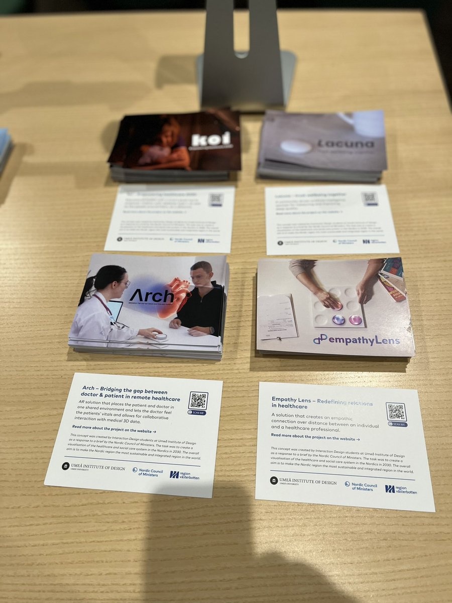 VardPa's tweet photo. Some pictures of iHAC at the Finnish pavilion. Special thanks to students @AaltoDPTDesign and @UmeaUniversity #UiD. We are going to exhibit and speak at the Swedish pavilion 1st-2nd of February. #iVOPD, @Nordicwelfare1 @RegionVbtn #glesbygdsmedicinsktcentrum #GMC https://t.co/rbO9j4rqLU