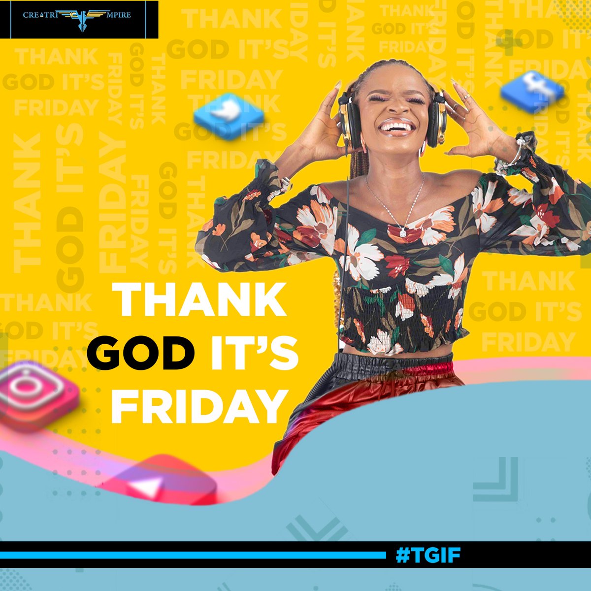 creatrixempire's tweet photo. “Friday is a day to finish your goals for the week. It is a day to celebrate that which you set out to accomplish at the beginning of the week.” —Byron Pulsifer
.
.
#CreatrixEmpireStudios #contentmarketing #CreatrixEmpire #socialmediamanagement #digitalmarketing https://t.co/fV8X9GsGEU
