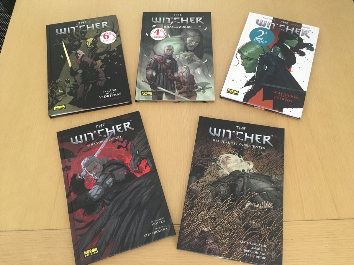 Van llegando los premios del Maratón. Me tocó esta maravillosa colección de Comics de The Witcher.
Mil gracias a <a href="/NormaComics/">NormaComics</a> por su generosidad, a <a href="/MansalvaR/">MansalvaR</a> por la gestión, a <a href="/MLudicos/">Maratón Solidario de Canales Lúdicos.</a> por organizarlo y a todos los que participasteis de una u otra forma para hacerlo posible.
