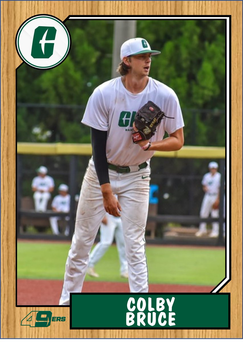 Diamond9erRPT's tweet photo. There are 21 Days until @CharlotteBSB takes the field to start the 2022 season. 

Wearing #21 for the 49ers is Senior RHP Colby Bruce.  Bruce is back after missing the 21 season. Was 2nd team C-USA in 19 &amp; Preseason All C-USA in 20. Has 118 Ks in 84 Apps.

https://t.co/RUvR4NAzUI https://t.co/MY5l1vevkn