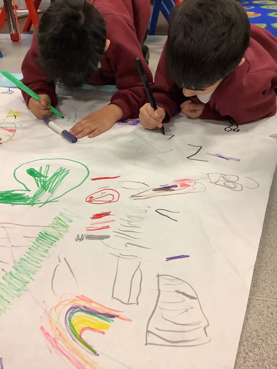 school_arden's tweet photo. We love to create collaboratively in Reception! Look at our class masterpiece 👀

#SquiggleWhileYouWiggle #EveryChildIsAnArtist @Artsmarkaward @ArtsConnectWM https://t.co/Cpy4TYKnTR