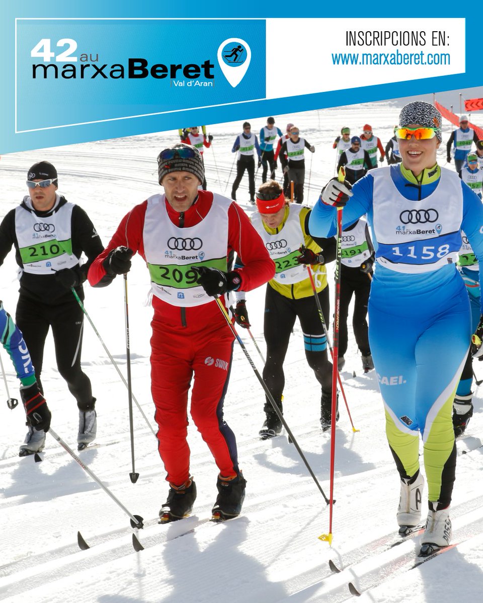 [AR] 📅5 DIES! ⏱ Non demores ath darrèr moment, incriu-te ara👉: marxaberet.com

[CAT]📅 5 DIES! ⏱ No esperis a l’últim moment, inscriu-te a la #MarxaBeret.

[ES] 📅5 DÍAS! ⏱ No esperes al último momento, inscríbete a la #42auMarxaBeret.