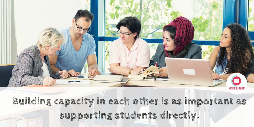 🙌 When teachers request that students be pulled from their class, it's often due to fear and needing support. Building capacity in each other is as important as supporting students directly. #LeadInclusion #globaled #inclusion #UDLchat