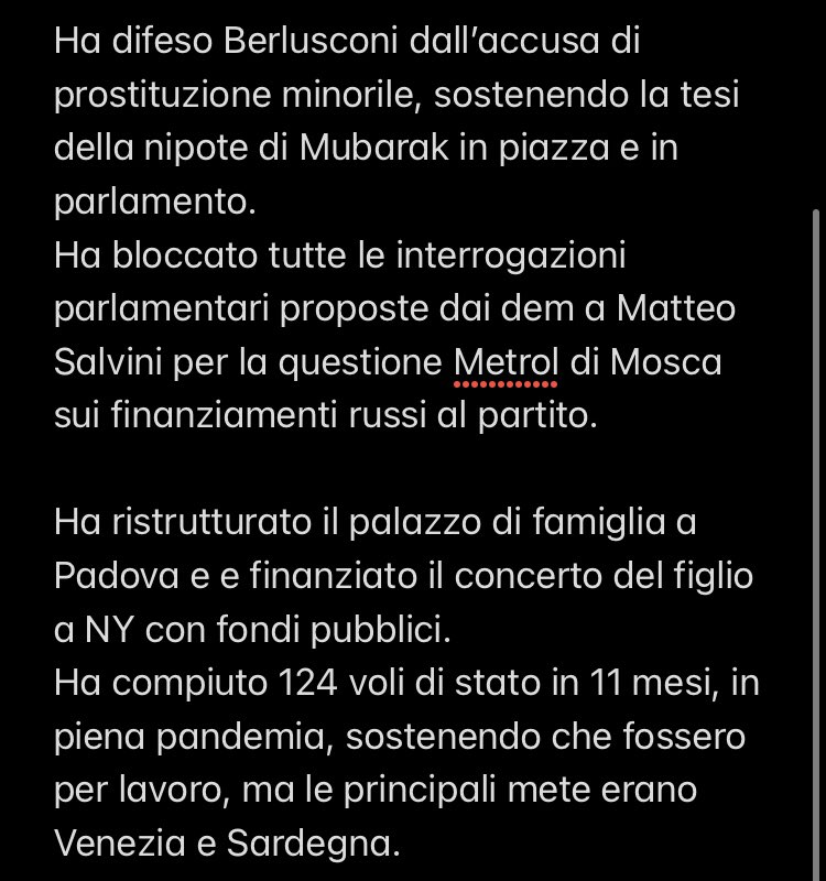 MarTer_13's tweet photo. Non vedo come questo curriculum della #Casellati sia compatibile con la #PresidenzaDellaRepubblica e la sua funzione di garante della Costituzione. https://t.co/LOCsnpePLU