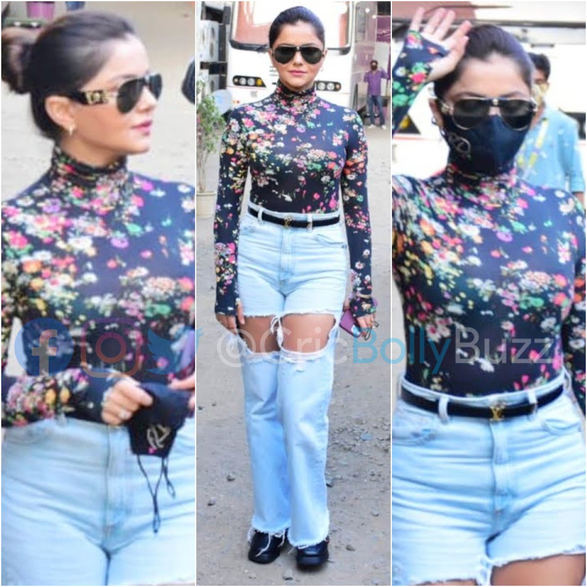 BollyTellyBuzz's tweet photo. #BiggBoss15GrandFinale | Spotted📸: Boss Lady #RubinaDilaik arrives on the sets of '#BiggBoss15' for finale shoot in Filmcity, Goregaon today https://t.co/Gof5vKG3XU