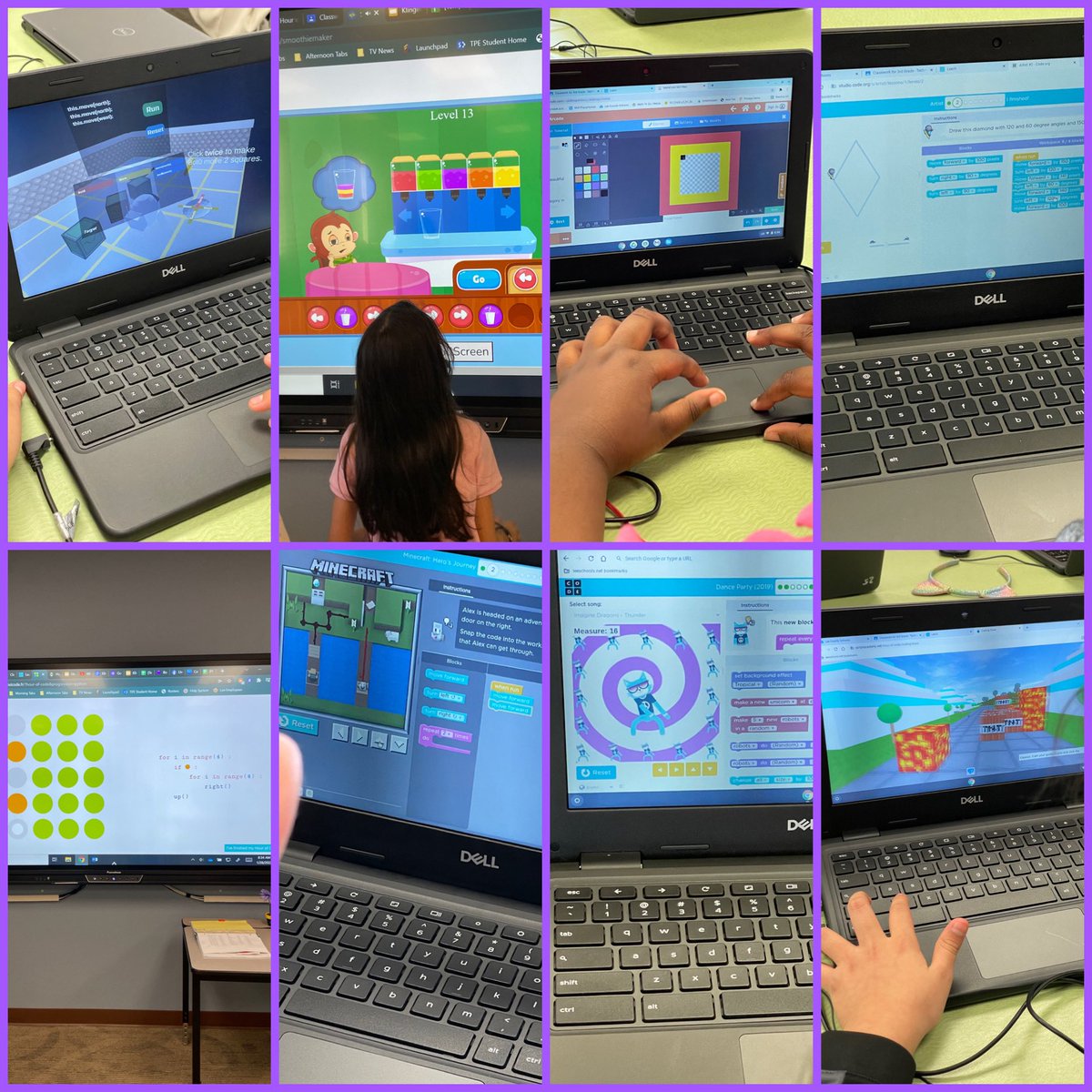 Mrs. Corie Klinger M.I.S. (@mrsklingertpe) on Twitter photo #hourofcode is happening <a href="/TortugaPreserve/">Tortuga Preserve</a>! #PeaceLoveTPE #computerscience #coding #problemsolving #trytrytryagain #hourofcode is happening <a href="/TortugaPreserve/">Tortuga Preserve</a>! #PeaceLoveTPE #computerscience #coding #problemsolving #trytrytryagain