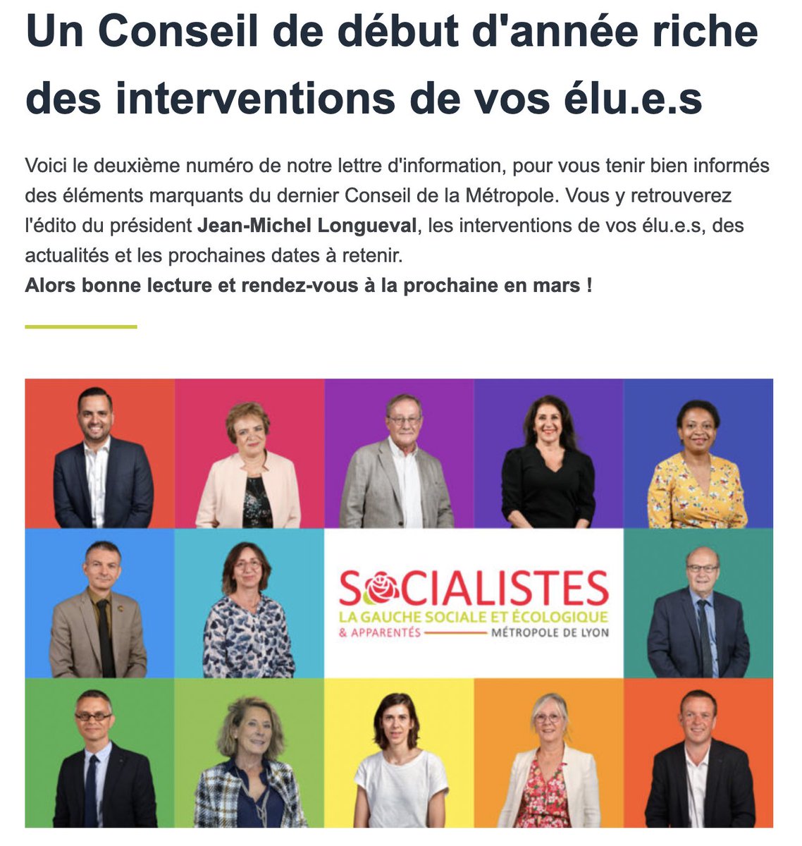 SocialistesGL's tweet photo. 🗞️👋 Le deuxième numéro de la lettre d'information du groupe @SocialistesGL vient de paraître !
Pour la consulter, c'est par-là 👉 https://t.co/QNv3HBrWEI
Pour vous inscrire et la recevoir directement, c'est par ici 👉 https://t.co/iQdCnlwYnl
#DirectGL https://t.co/uY6IfaF7x9