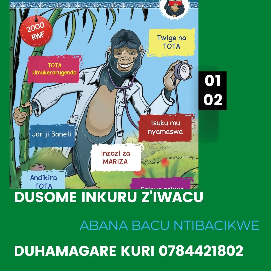 #RwOT aka kabarankuru k'abana mu rurimi rwacu kageze ku isoko! Ntimucikwe!
Turashimira <a href="/kumwehub/">Kumwe Hub</a> ku nkunga yo gukora kuri bimwe mubigize aka kabarankuru k'abana bacu! <a href="/gmutesi/">Gasana mutesi</a>