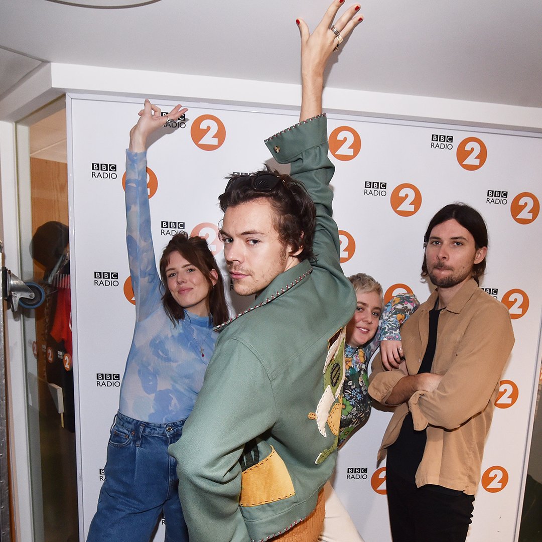 BBCRadio2's tweet photo. The pose you're making if you've managed to get tickets to Harry Styles on tour ✨ https://t.co/6XF8LzvJ9Y