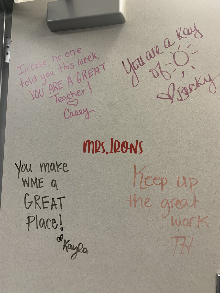 TGIF! What a great way to enter the building today. Thanks <a href="/WMEWildcats/">WME</a> admin. <a href="/TamikaHoldman/">Tamika Holdman</a> <a href="/BeckyMarron/">Becky Marron</a> <a href="/mrskbeesley/">Kayla Marie Beesley</a> and Casey Gentry