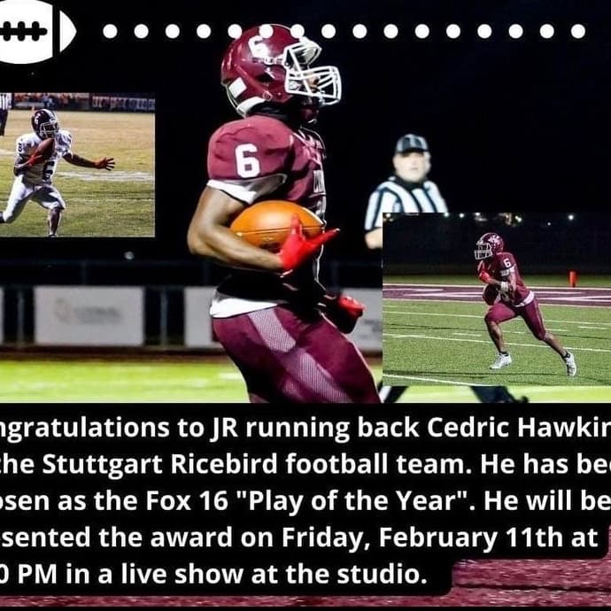 Arkansas Academy Knights very own Ced Hawkins (twin) football, baseball, basketball, and track the kid does it all 💪🏾💪🏾💪🏾💪🏾