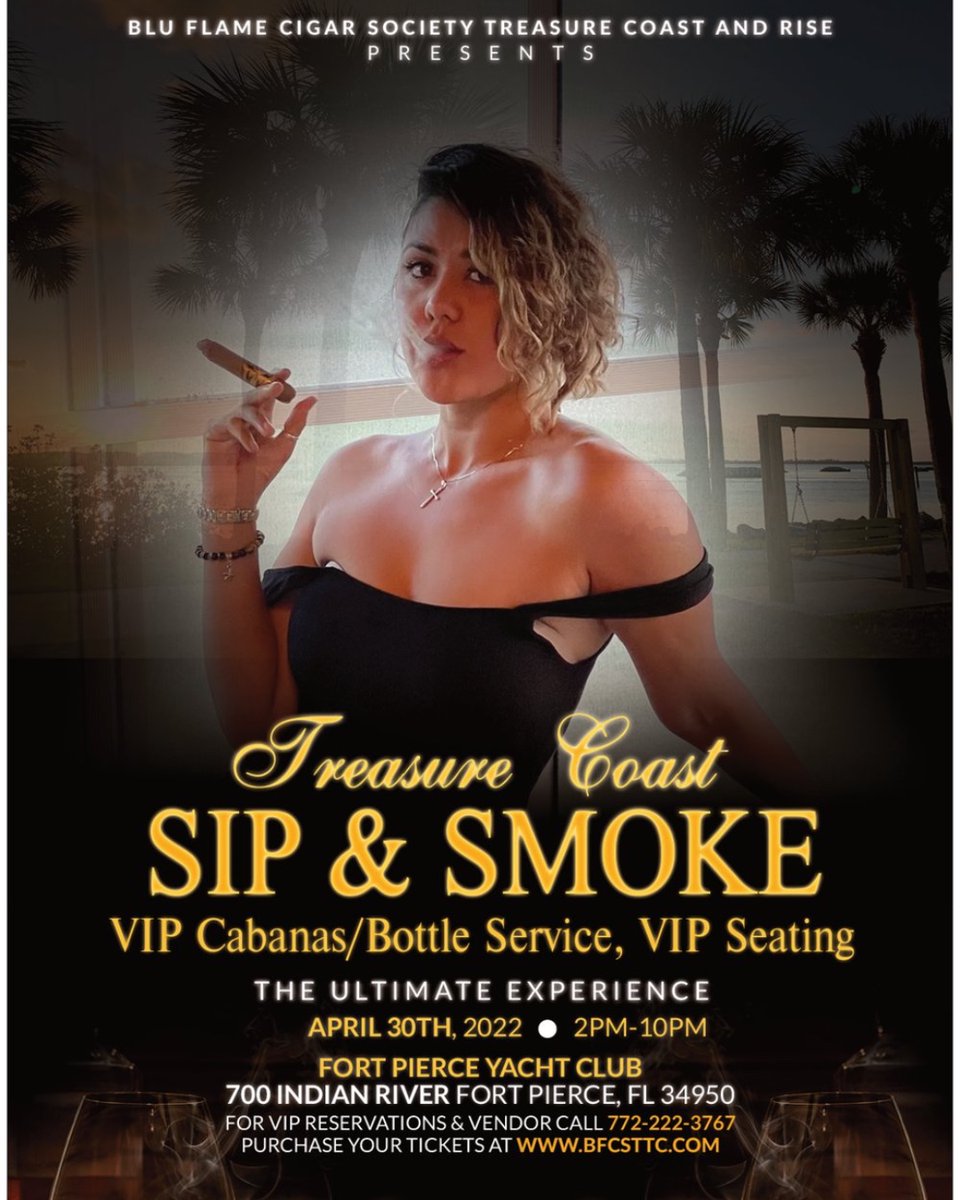 bfcsttc's tweet photo. The Treasure Coast's Ultimate Experience! Tickets are now on sale https://t.co/oaGlJAb1cu
#bfcsttc
#treasurecoast
#cigaraficianados
#ultimateexperience
#networking
#sipandsmoke
#outdoorentertainment
#vip https://t.co/vSuwS0uJyF