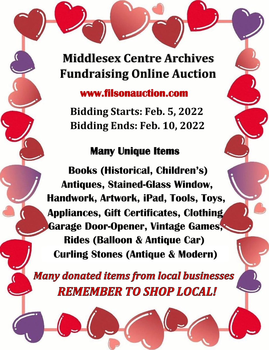 ArvaAppliances's tweet photo. We are so honoured to have been asked to contribute to this auction again. If you have a few minutes to spare, please head over to their website to see if there’s anything you may need. Supporting local is more important than ever right now ❤️ #shoplocal #ldnont @MiddlesexArchiv https://t.co/gPFGtJanMb