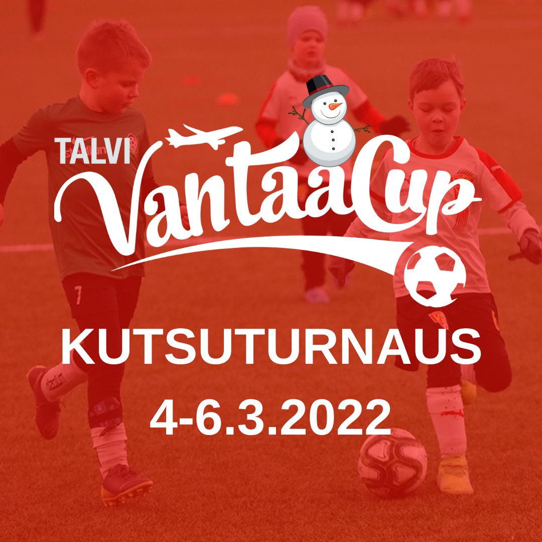 TalviVantaaCup kutsuturnaus järjestetään uutena ajankohtana 4.-6.3.2022!  

Uuden ajankohdan myötä turnauksessa on vielä paikkoja vapaana!  
Tsekkaa ilmoittautuneet joukkueet ja kysy lisää osoitteessa vantaacup.turnaukset@vjs.fi

vjs.fi/vantaacup/
#vjs #vantaacup