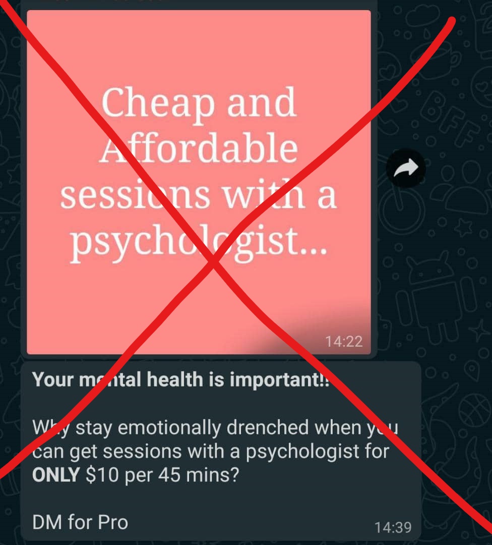 #Zimbabweans please not there is an Advertising policy for AHPCZ protected professions. Do not be cheated. To check registered practitioners visit our website ahpcz.co.zw or call 0242 303027 or email info@ahpcz.co.zw
#knowtheregulator
Safeguarding the public..